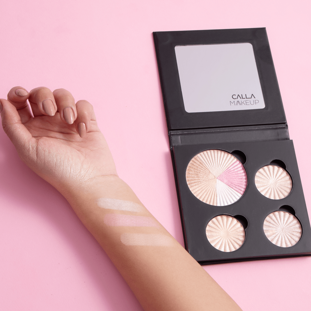 CALLA Makeup EssentielsTeint Highlighter Palette- 4colors