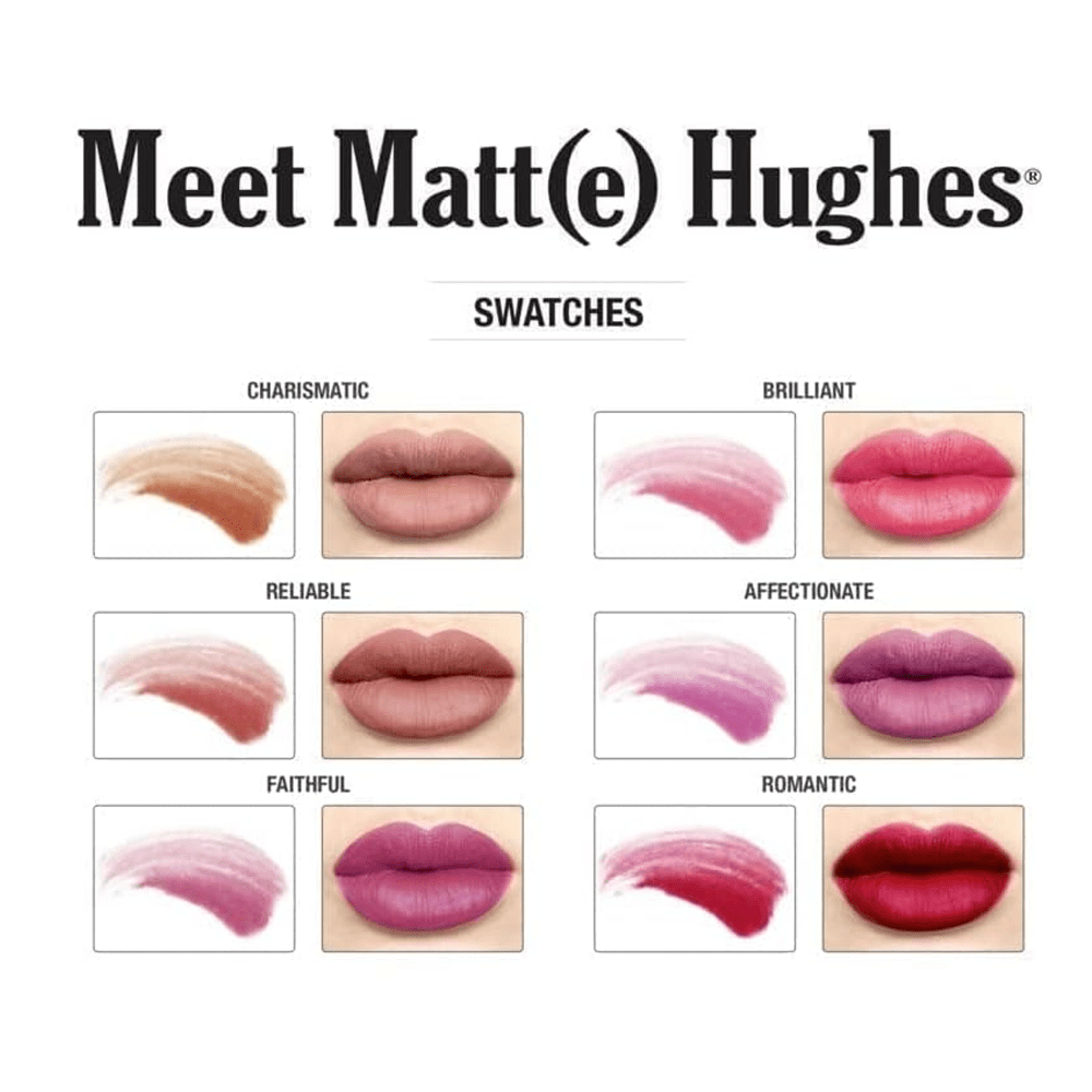 theBalm Meet Matte Hughes Set of 6 Mini Lipsticks Limited Edition - Vol2
