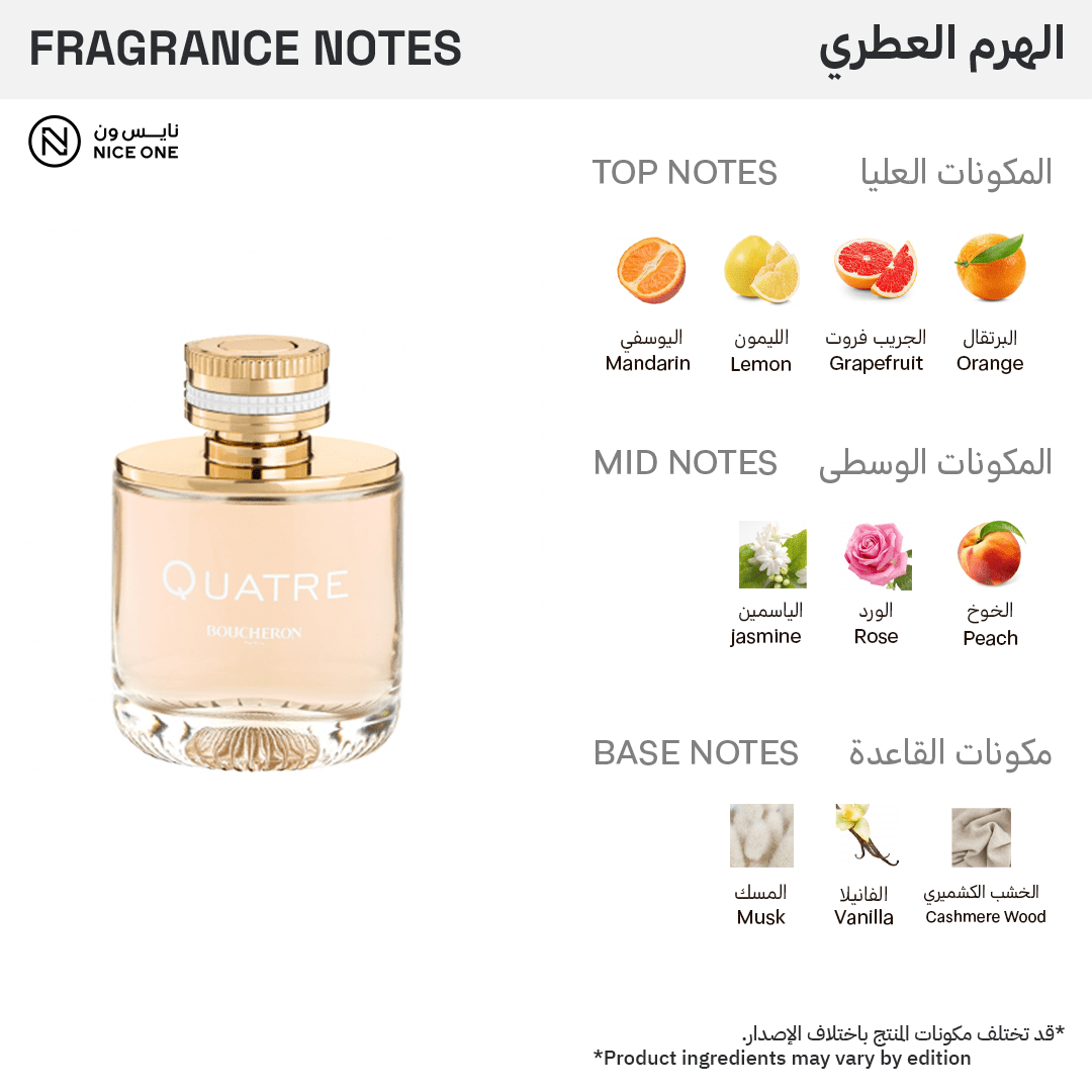 Boucheron Quatre For Women - Eau de Parfum - 100ml
